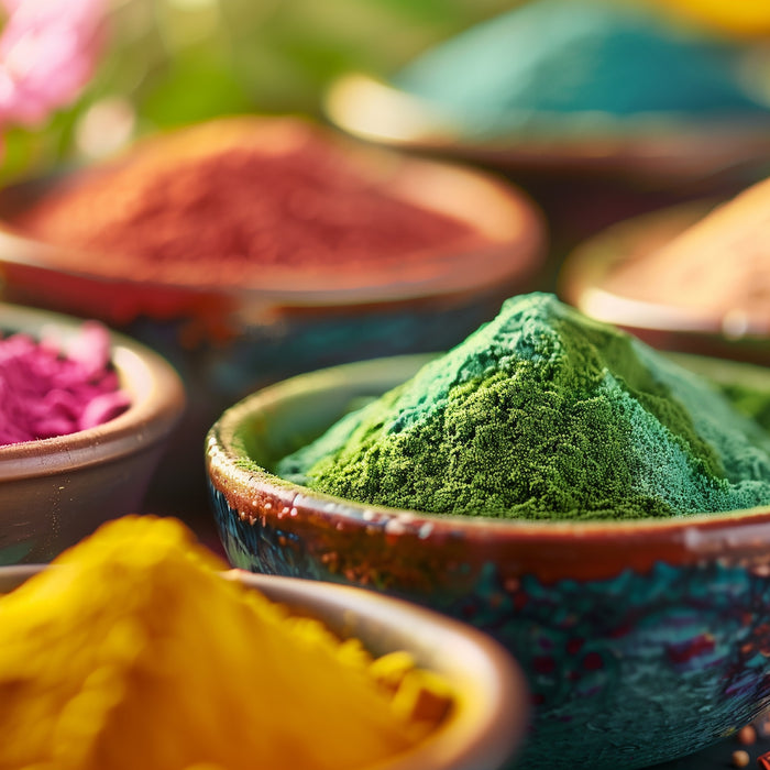 Natural plant based food dyes