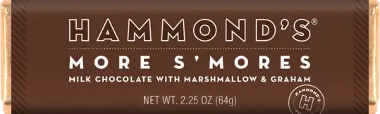 Hammonds More S'mores Milk Chocolate Candy Bar  2.25oz