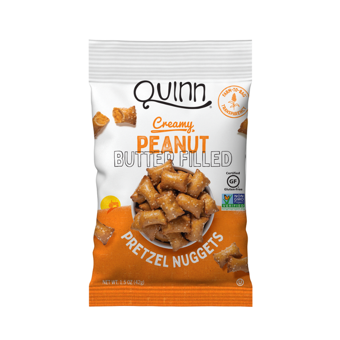 Quinn | Creamy Peanut Butter Filled Pretzel Nuggets 1.5oz