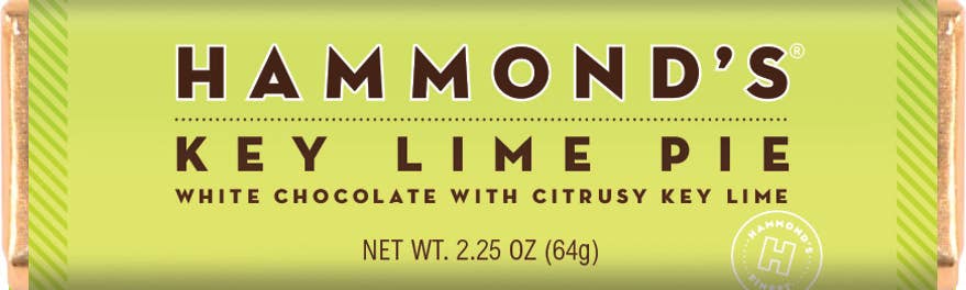 Hammonds Key Lime White Chocolate Bar 2.25oz