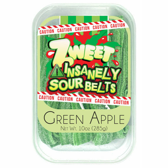 Zweet Insanely Sour Green Apple Belts
