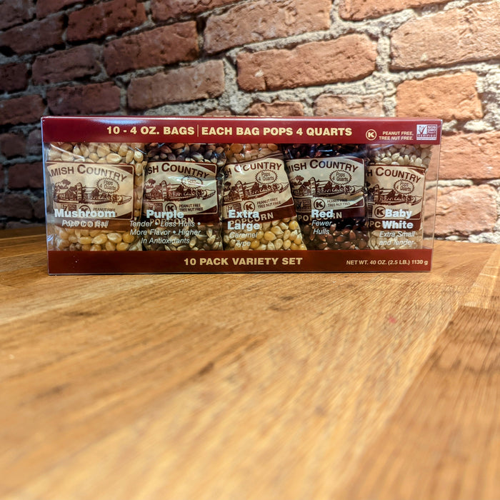 Amish Country 10 Pack Variety Popcorn Kernels