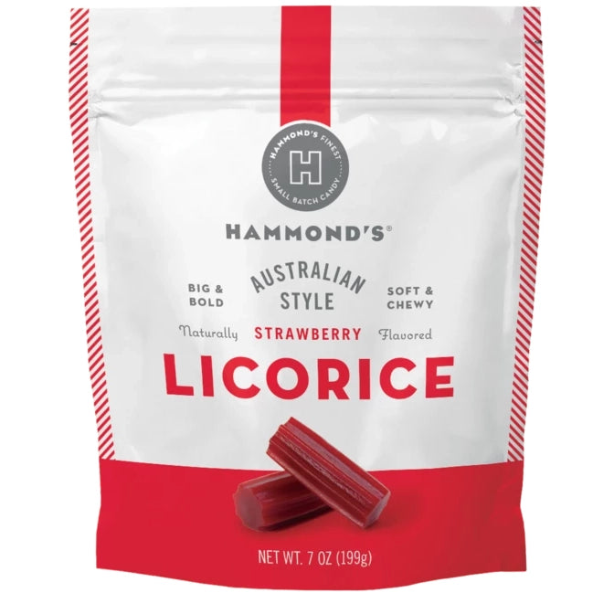 Hammonds Australian Style Strawberry Licorice