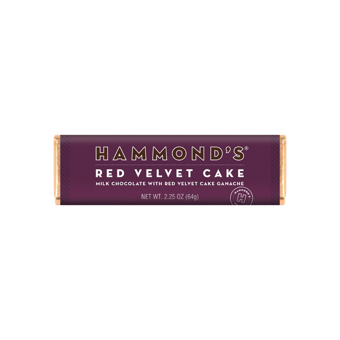 HAMMOND'S RED VELVET CAKE MILK CHOCOLATE CANDY BAR