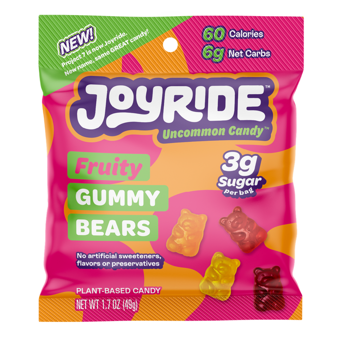 Low Sugar Gummy Bears (64 Total Pouches)