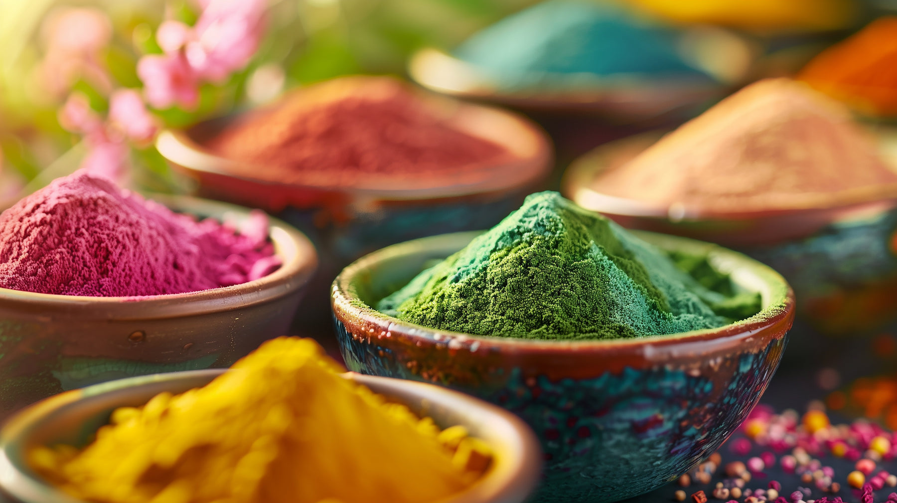 Natural plant based food dyes
