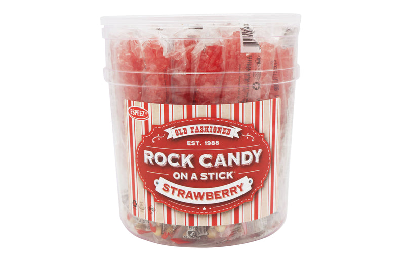 Rock Candy Sticks Strawberry, 0.8oz