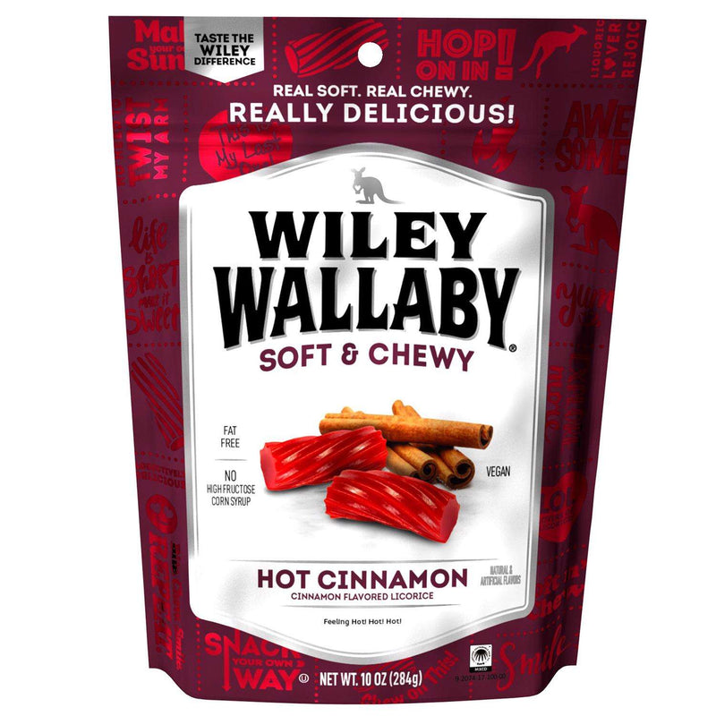 Wiley Wallaby | Hot Cinnamon Licorice Soft & Chewy
