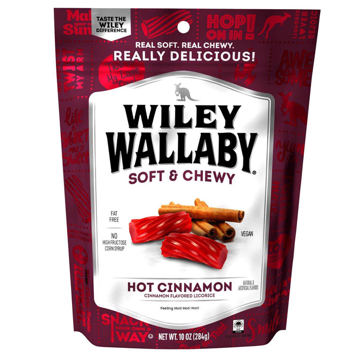 Wiley Wallaby | Hot Cinnamon Licorice Soft & Chewy
