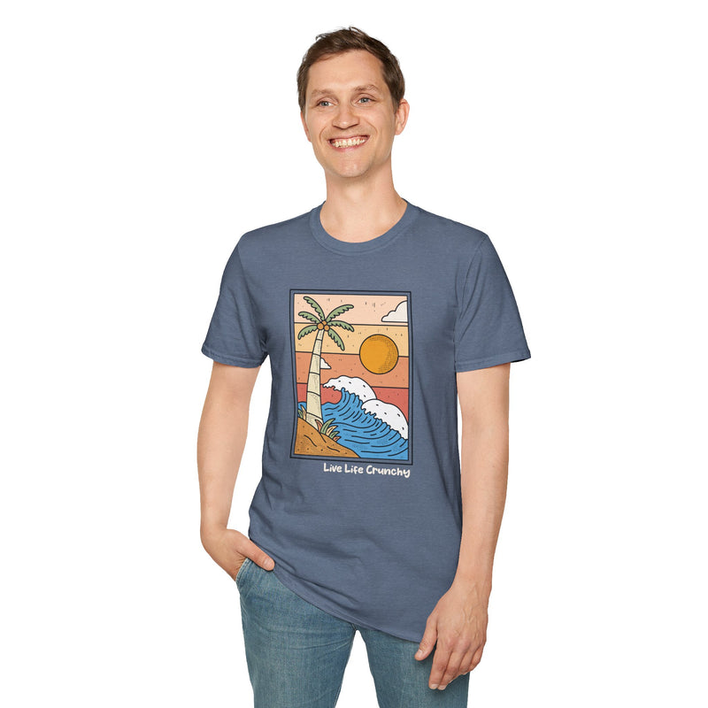Sunny Beach Vibes Unisex Softstyle T-Shirt