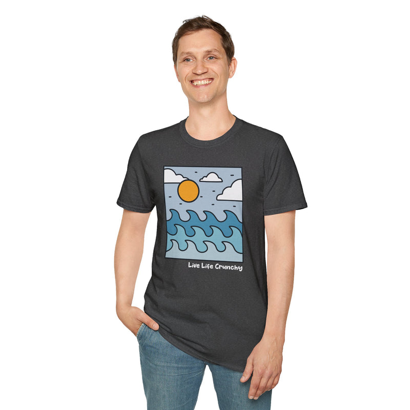Sunny Lake Days Unisex Softstyle T-Shirt