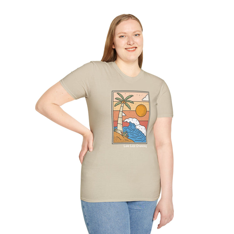 Sunny Beach Vibes Unisex Softstyle T-Shirt