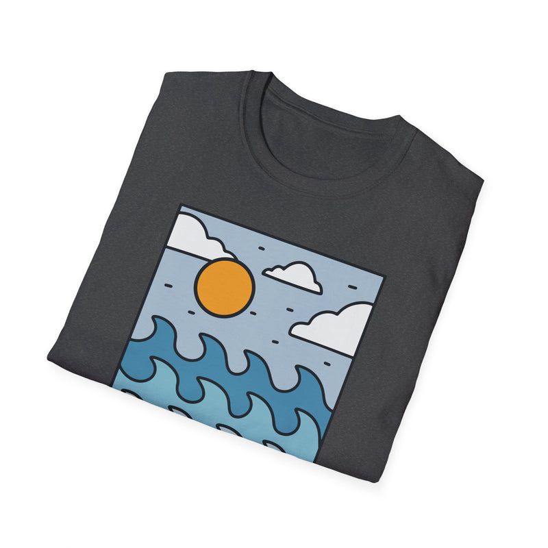 Sunny Lake Days Unisex Softstyle T-Shirt