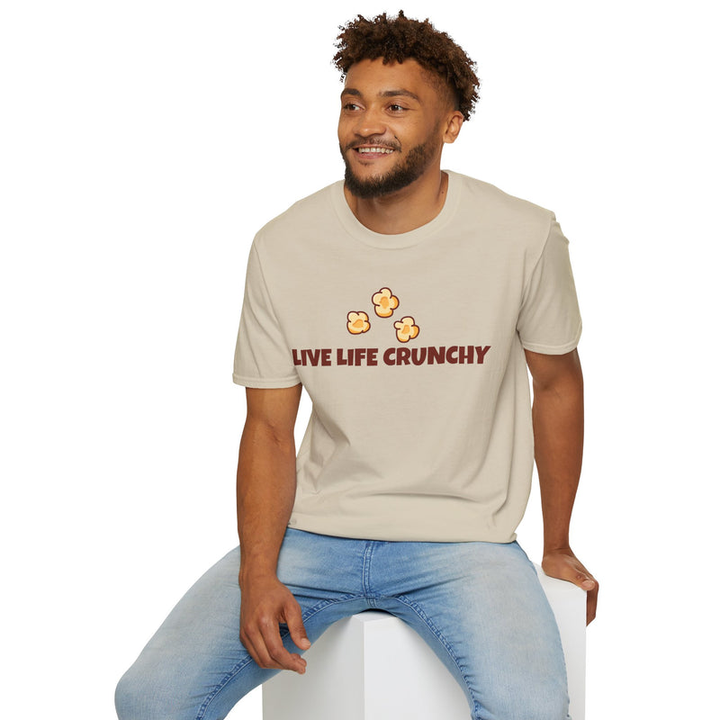 3 Kernel Live Life Crunchy Unisex Softstyle T-Shirt