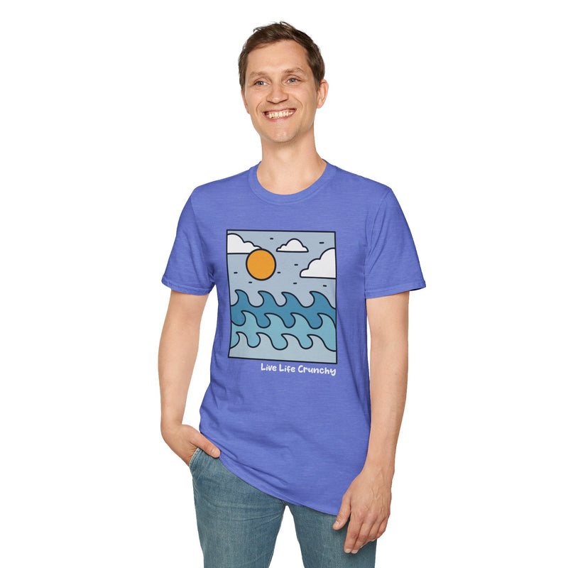 Sunny Lake Days Unisex Softstyle T-Shirt