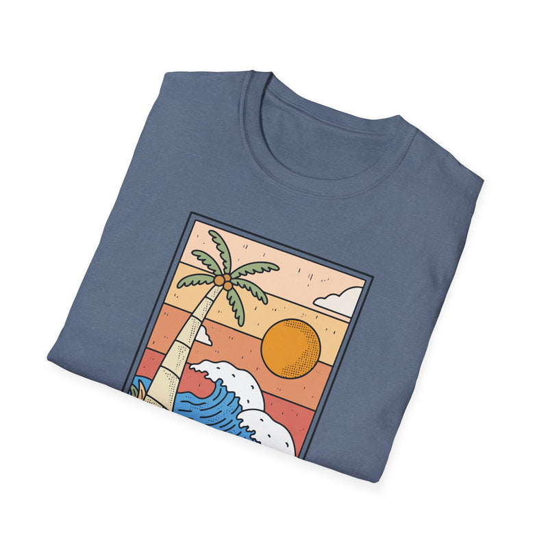Sunny Beach Vibes Unisex Softstyle T-Shirt