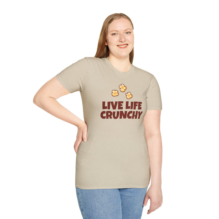 Live Life Crunchy T-Shirt Unisex Softstyle Tee