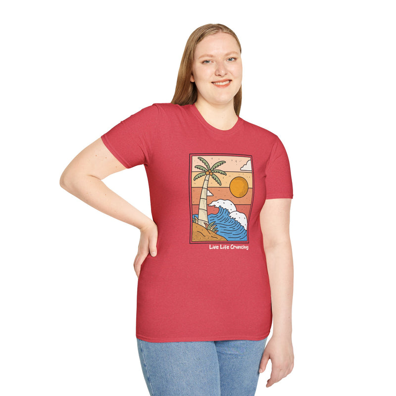 Sunny Beach Vibes Unisex Softstyle T-Shirt