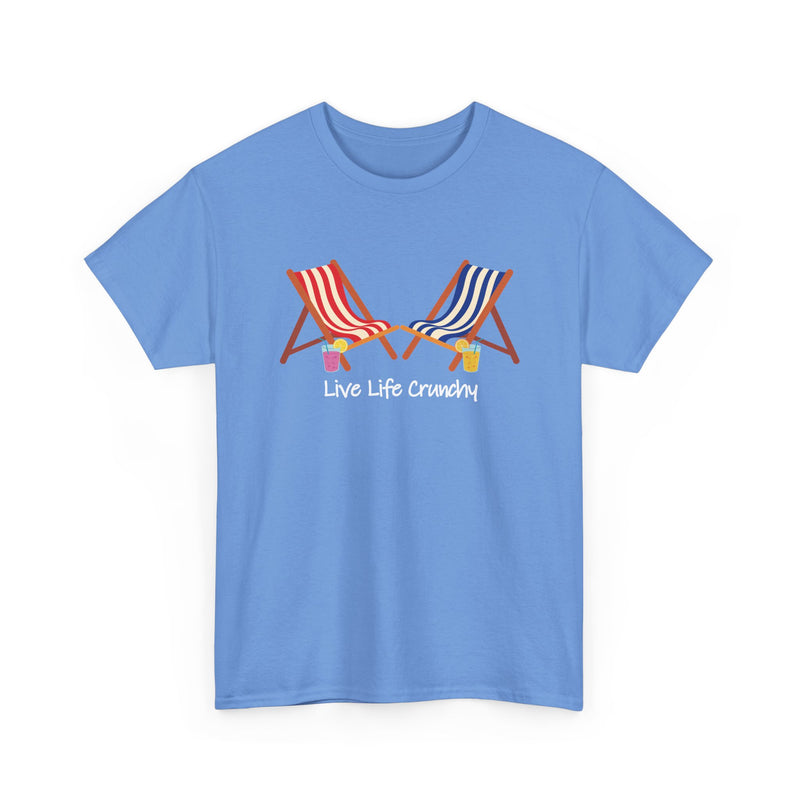 Relax In The Sun With A Drink Unisex Soft Cotton Tee