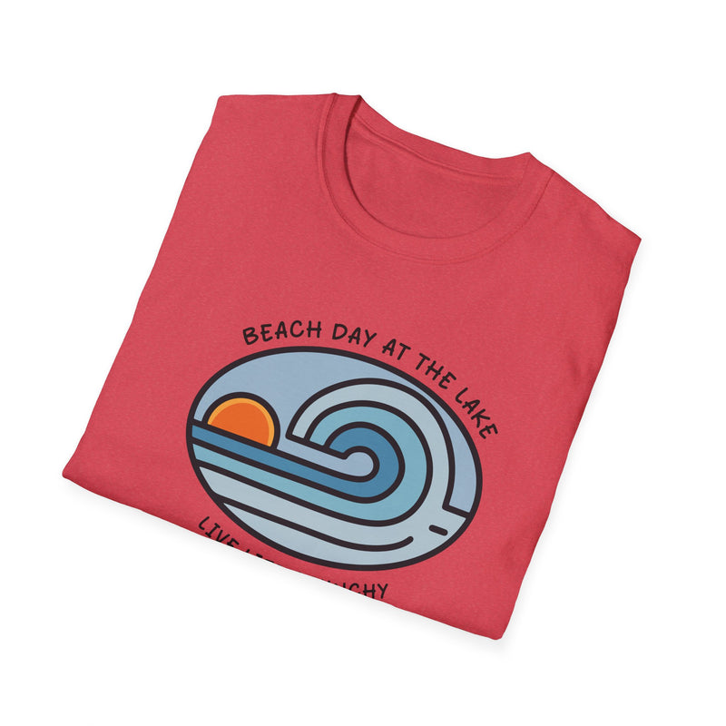 Beach Day At The Lake Unisex Softstyle T-Shirt