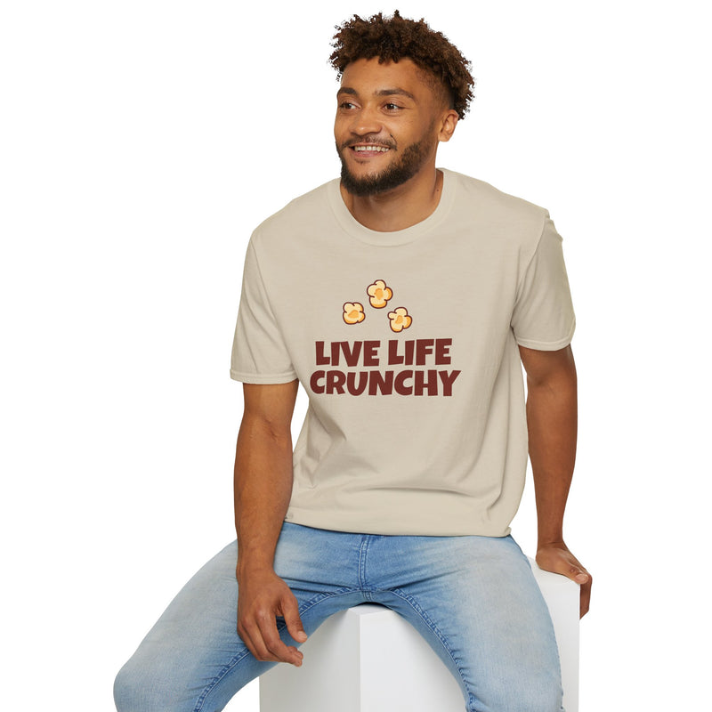 Live Life Crunchy T-Shirt Unisex Softstyle Tee