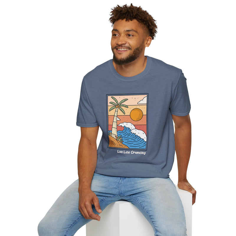 Sunny Beach Vibes Unisex Softstyle T-Shirt