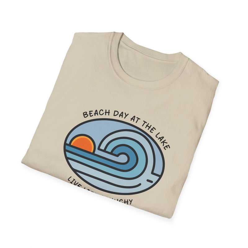 Beach Day At The Lake Unisex Softstyle T-Shirt