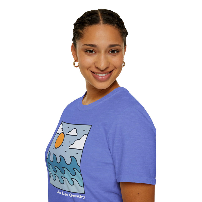 Sunny Lake Days Unisex Softstyle T-Shirt