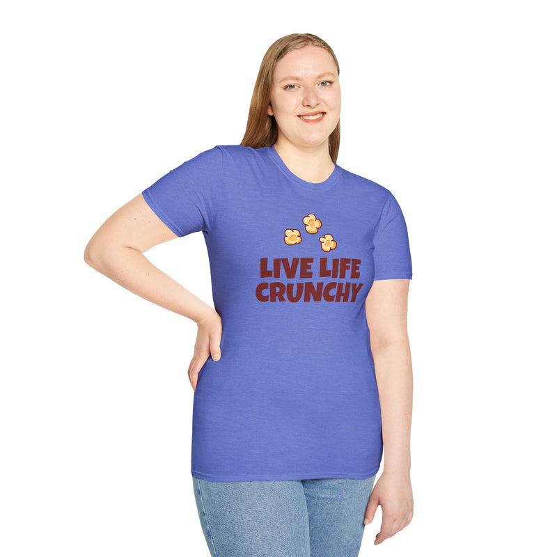 Live Life Crunchy T-Shirt Unisex Softstyle Tee