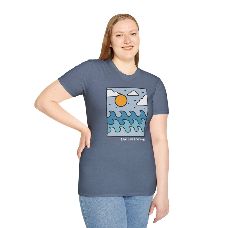 Sunny Lake Days Unisex Softstyle T-Shirt
