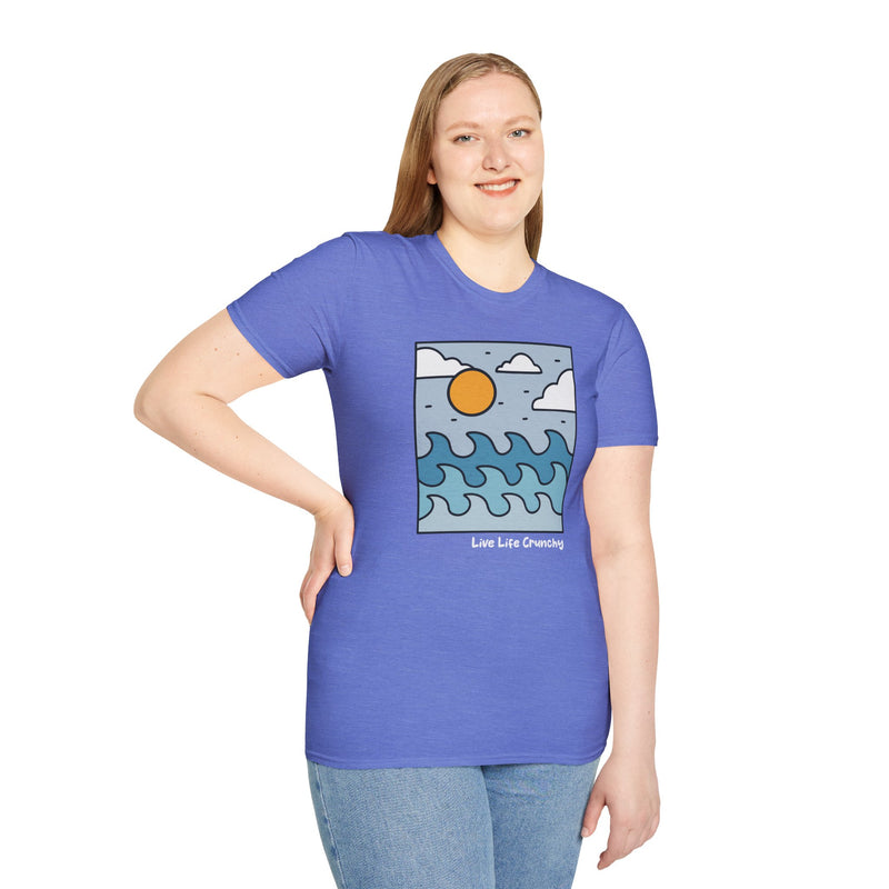 Sunny Lake Days Unisex Softstyle T-Shirt