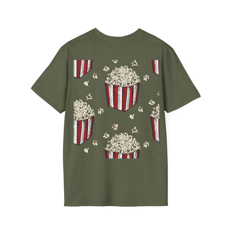 Popcorn Is Life - 2 Sided - Live Life Crunchy Unisex Softstyle T-Shirt
