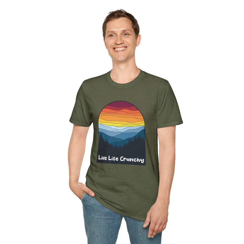 Explore Nature Live Life Crunchy Unisex Softstyle T-Shirt