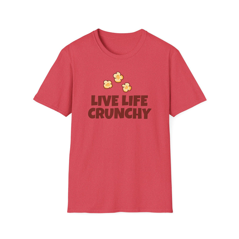 Live Life Crunchy T-Shirt Unisex Softstyle Tee