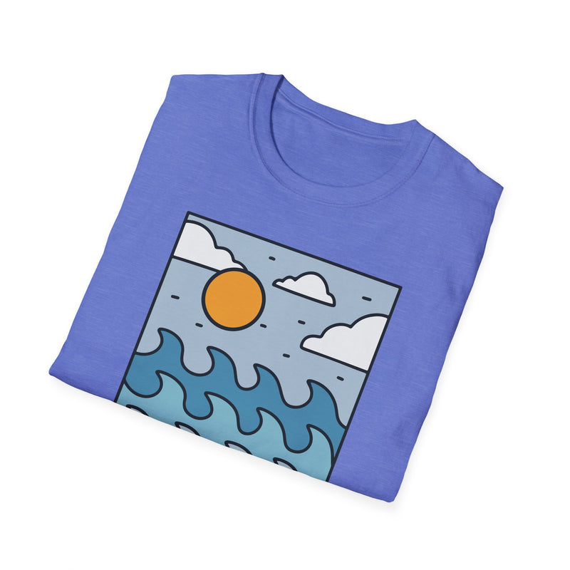 Sunny Lake Days Unisex Softstyle T-Shirt
