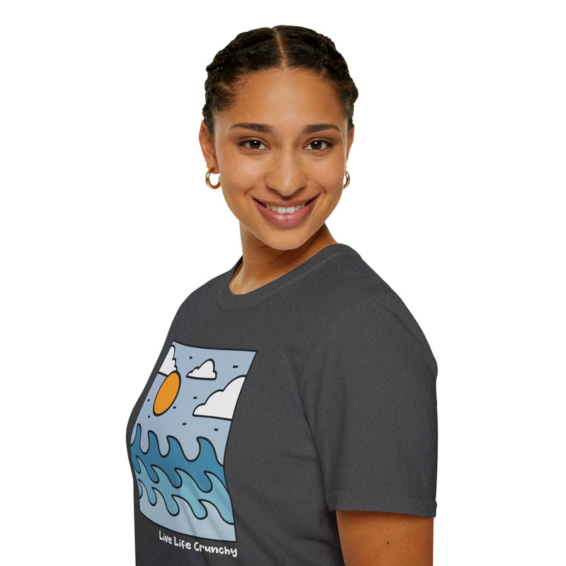 Sunny Lake Days Unisex Softstyle T-Shirt