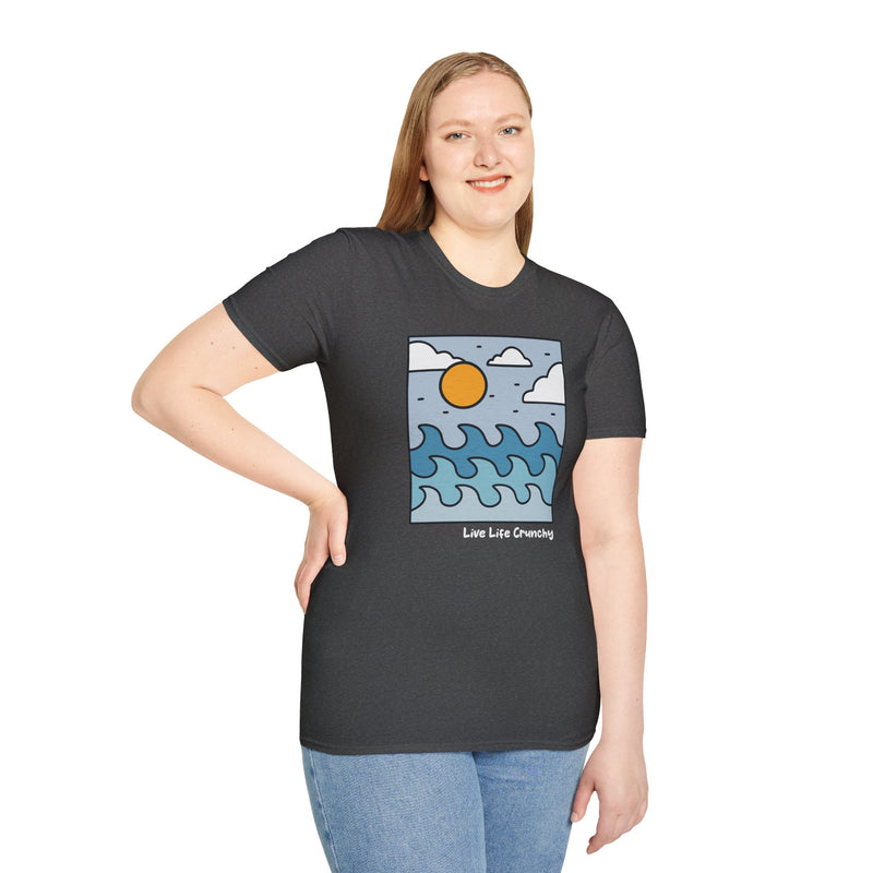 Sunny Lake Days Unisex Softstyle T-Shirt