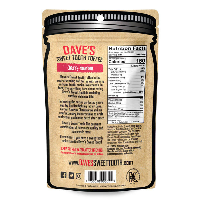 Dave's Sweet Tooth Toffee | Cherry Bourbon