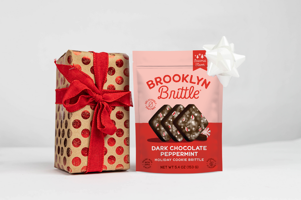 Dark Chocolate Peppermint Cookie Brittle | Brooklyn Brittle