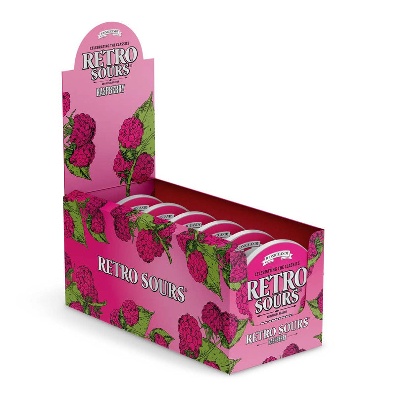 Retro Sours | Raspberry 2.12oz Tin