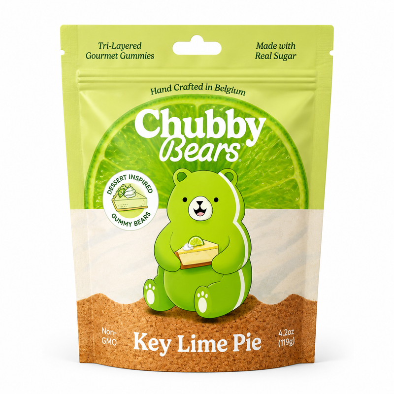 Chubby Bears | Key Lime Pie Gummy Bears - 4.2oz