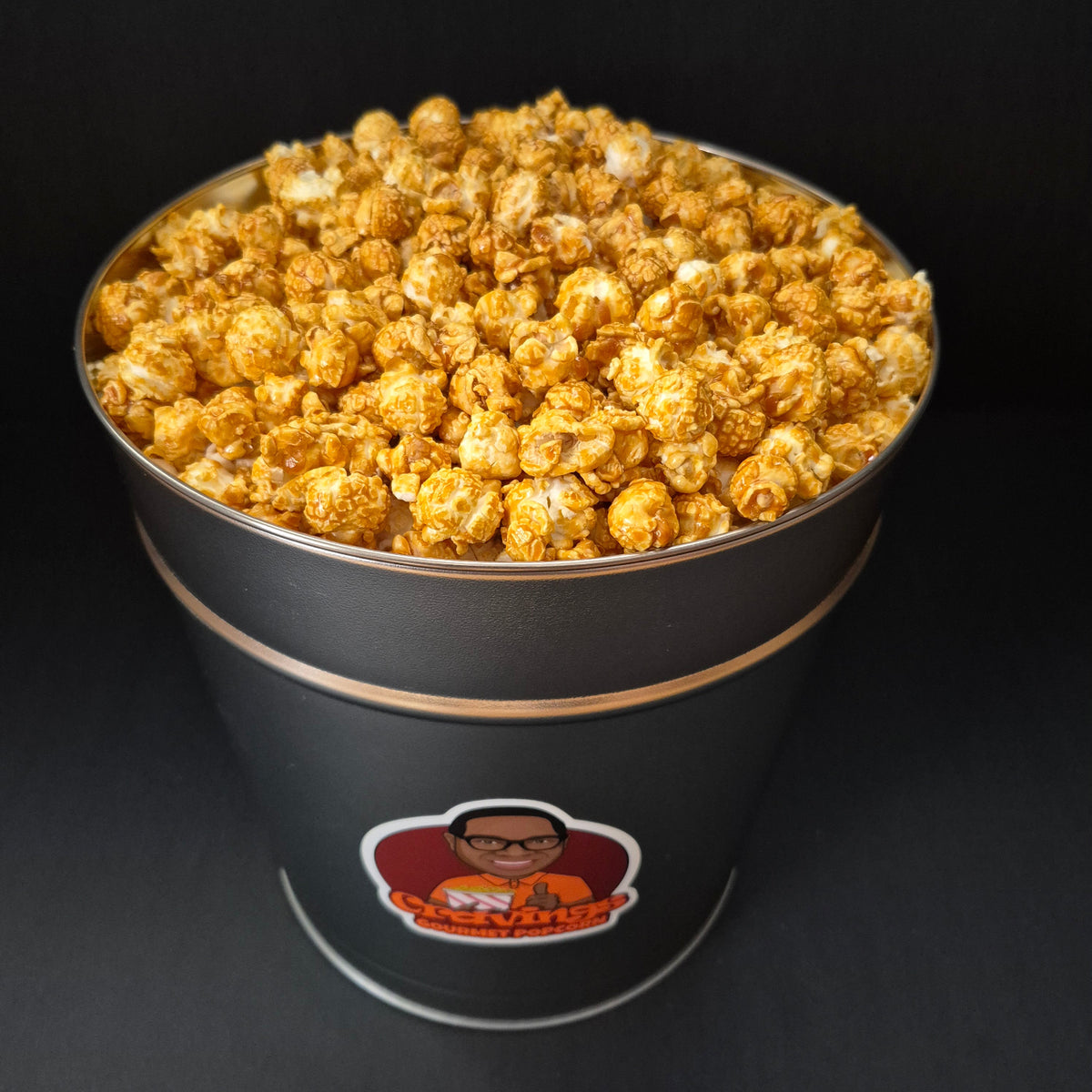 Popcorn Tins featuring Mexican Vanilla Caramel — Cravings Gourmet Popcorn
