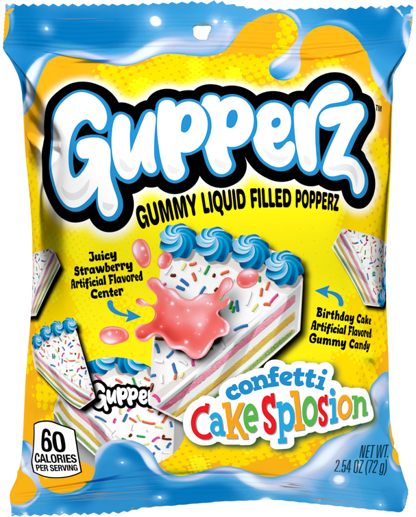 Gupperz | Confetti Cakesplosion Liquid Filled Gummies