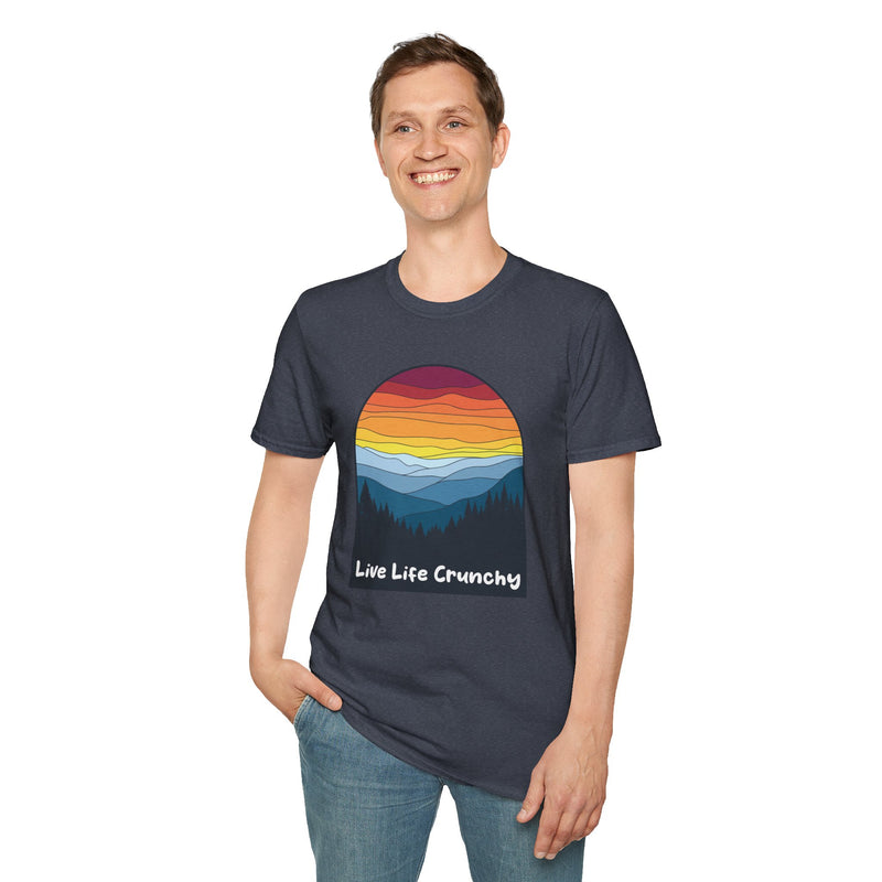 Explore Nature Live Life Crunchy Unisex Softstyle T-Shirt