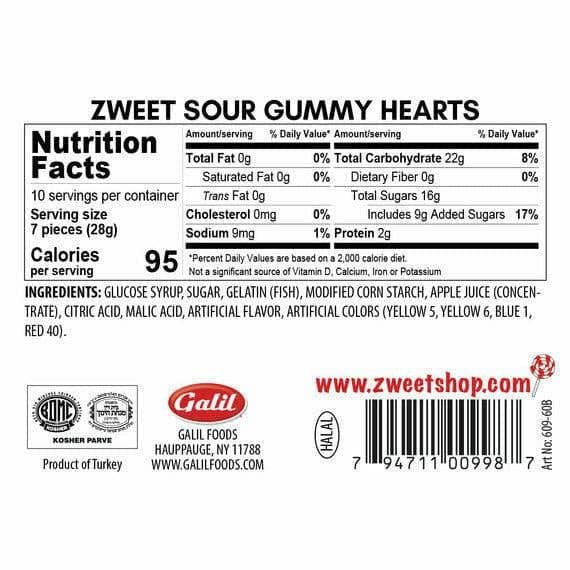 Zweet | Sour Gummy Hearts