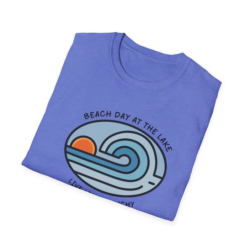 Beach Day At The Lake Unisex Softstyle T-Shirt