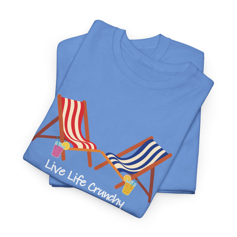 Relax In The Sun With A Drink Unisex Soft Cotton Tee