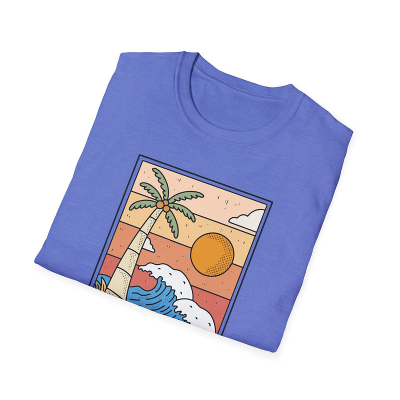 Sunny Beach Vibes Unisex Softstyle T-Shirt