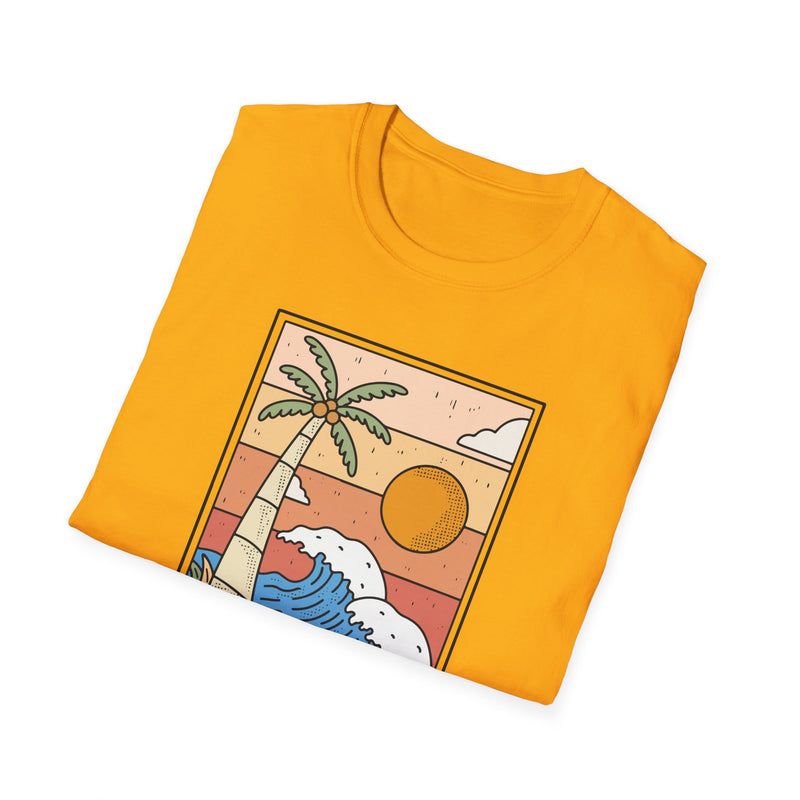 Sunny Beach Vibes Unisex Softstyle T-Shirt