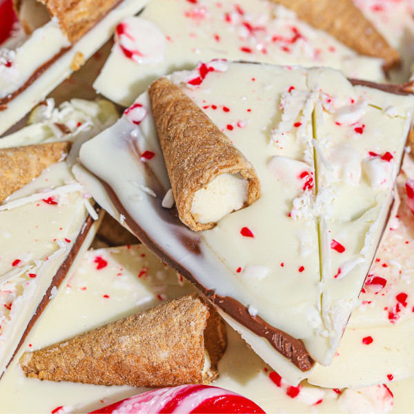 Muddy Bites Waffle Cone | Candy Cane
